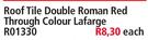 Roof Tile Double Roman Red Through Colour Lafarge R01330-Each