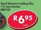 Steel Abrasive Cutting Disc 115mm Norton H05132-Each