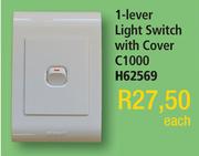 1 Lever Light Switch With Cover C1000 H62569-Each