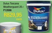 Dulux Toscana 20Ltr Weatherguard P12696-Each