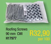 Roofing Screws 90mm CWI H17977-Per 100's Each