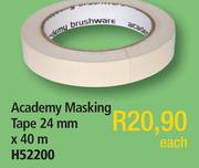 Academy Masking Tape 24mm x 40m H52200-Each