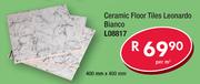 Ceramic Floor Tiles Leonardo Bianco L08817-Per sqm