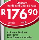 Standard Hardboard Door EE Kayo HBSTDL10-Each