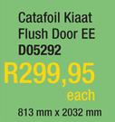 Catafoil Kiaat Flush Door EE D05292-813mm x 2032mm Each
