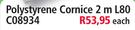Polystyrene Cornice 2m L80 C08934-Each