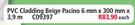 PVC Cladding Beige Pacino 6mm x 300mm x 3.9m C09397-Each
