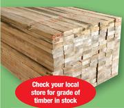 Rough Untreated Pine 38mm x 114mm x 4.8m Grade S5 T02632-Each