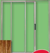 Aluminium Patio Door OX 1.8m Bronze PC D01807-Each