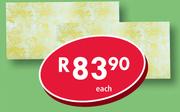PVC Cladding Beige Flowers 6mm x 300mm x 3.9m C09395-Each