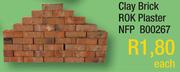 Clay Brick ROK Plaster NFP B00267-Each