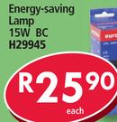 Energy Saving Lamp 15W BC H29945-Each