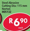 Steel Abrasive Cutting Disc 115mm Norton H05132-Each