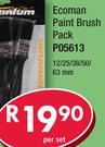 Ecoman Paint Brush Pack P05613-Per Set