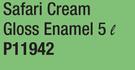 Safari Cream Gloss Enamel P11942-5L