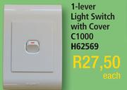 1 Lever Light Switch With Cover C1000 H62569