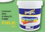 Contractors White Hi Hiding P12082-20L