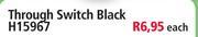 Through Switch Black H15967