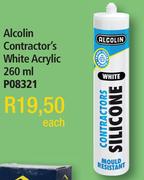Alcolin Contractor's White Acrylic P08321-260ml
