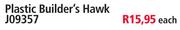 Plastic Builder's Hawk J09357-Each