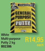 General White Multi Purpose Putty B02386-2Kg
