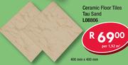 Ceramic Floor Tiles Tau Sand 400x400mm L08806-Per 1.92 Sqm