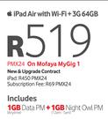 Apple iPad Air With Wi-Fi + 3G 64GB On Mofaya MyGig 1