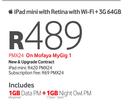 iPad Mini With Retina With Wi-Fi + 3G 64GB-On Mofaya My Gig 1