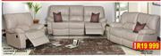 Monet 3 Pce Action Air Leather Couches