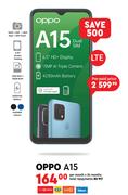 Oppo A15- Per Month (24 Months)