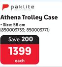 Paklite Athena Trolley Case 56cm-Each