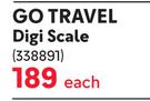 Design Go Travel Digi Scale-Each