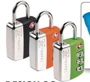 Design Go TSA Accepted Combination Luggage Lock With Extra Large Dials-Each