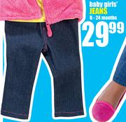 Baby Girls Jeans 6-24 Months