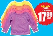 Baby Girls Tops 6-24 Months-Each
