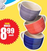 Soup Mugs-Each