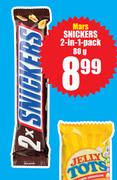 Mars Snickers 2-In-1 Pack-80g