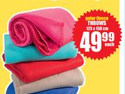 Polar Fleece Throws-125x150cm-Each