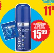 Isoplus Oil Sheen Spray & Hair Food-85ml + 5ml Free