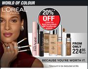 L'Oreal True Match Face Products & Paradise Eye Products-Each
