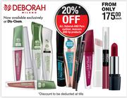 Deborah Milano & Pura Eyeliner, Mascara & Lip Products-Each