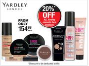 Yardley Cosmetic Face Products-Each