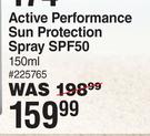 Techni Block Active Performance Sun Protection Spray SPF50-150ml
