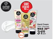 Good Stuff Hand Cream Assorted-75ml Each