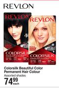 Revlon Colorsilk Beautiful Color Permanent Hair Colour Assorted Shades-Each