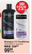 TRESemme Shampoo Or Conditioner Assorted-750ml/900ml Each