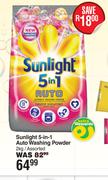 Sunlight 5 In 1 Auto Washing Powder Assorted-2Kg