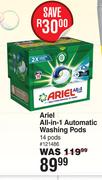 Ariel All In 1 Automatic Washing Pods 14 Pods