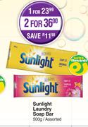 Sunlight Laundry Soap Bar Assorted-500g
