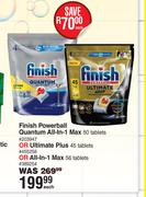Finish Powerball Quantum All In 1 Max 50 Tablets Or Ultimate Plus 45 Tab Or All In 1 Max 56 Tab-Each